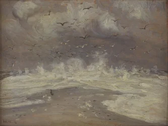 Brandung an der Nordküste Jütlands