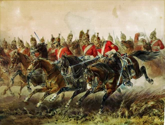 Der Angriff der Leichten Brigade während der Schlacht von Balaklawa