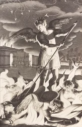 Illustration zu John Miltons Paradise Lost, 1688