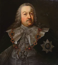 Porträt von Hermann Carl von Keyserlingk 1696-1764, Mitte des 18. Jahrhunderts