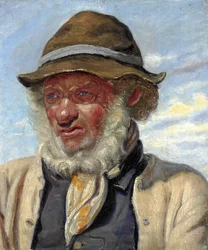 Ein Fischer aus Skagen mit Vollbart
