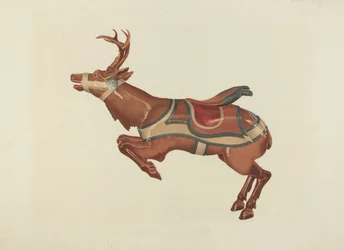 Karussell-Rentier, ca. 1939