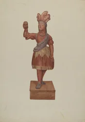 Zigarrenladen-Indianer, ca. 1939