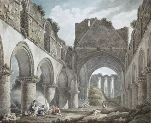 Buildwas Abbey, Shropshire, 18. Jahrhundert
