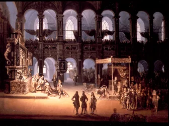 Die Krönung von König Christian V.