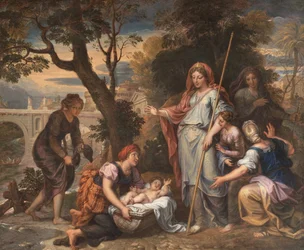 Moses aus den Wassern gerettet