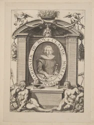 Claude Mollet, erster Gärtner des Königs, aus Theatre des Plans et Jardinages, veröffentlicht 1652