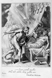 Semele wird von Jupiters Feuer verzehrt, 1655