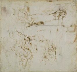 Seite aus einem Skizzenbuch, ca. 1490-1560