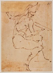 Studie für eine sitzende Figur