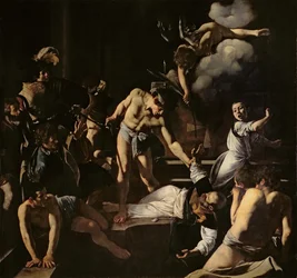 Das Martyrium des Heiligen Matthäus, 1599-1600