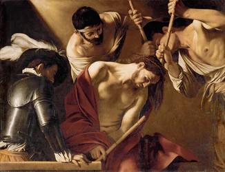 Jesus wird mit der Dornenkrone gekrönt