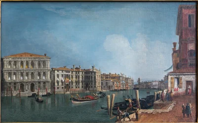 Blick auf den Canal Grande bei Ca