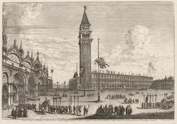 Ansichten von Venedig: Piazza und Piazzetta