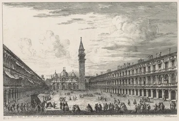 Ansichten von Venedig: Piazza S. Marco, 1741