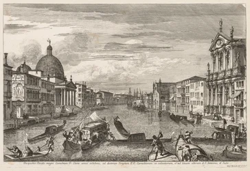 Ansichten von Venedig: Santa Chiara, 1741