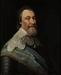 Porträt von Graf Axel Oxenstierna