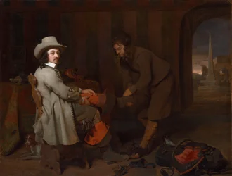 Anthonij de Bordes und sein Diener, ca. 1648