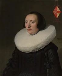 Margaretha van Clootwijk, geboren um 1580/81, gestorben 1662, Ehefrau von Jacob van Dalen, 1639