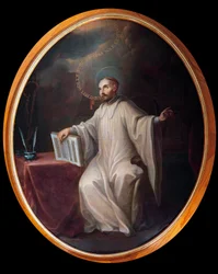 Darstellung des heiligen Bernhard von Clairvaux (1090-1153)