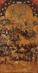 Die Eroberung Mexikos, Tafel II, ca. 1696-1715
