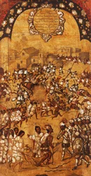 Die Eroberung Mexikos, Tafel V, ca. 1696-1715