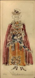 Kostümentwurf für die Oper Mazepa von P.I. Tschaikowski