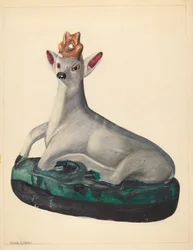 Hirschfigur, ca. 1936