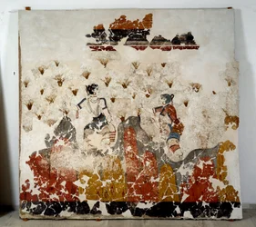 Minoische Zivilisation: Frauen beim Safranpflücken