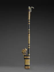 Atlatl mit Katze