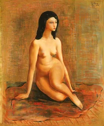Sitzender Akt