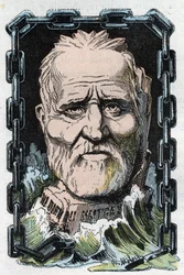 Porträt von Louis Auguste Blanqui (1805-1881), französischer sozialistischer Theoretiker und Revolutionär