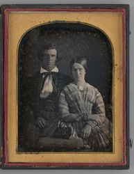 Unbetiteltes Porträt eines Mannes und einer Frau, 1845
