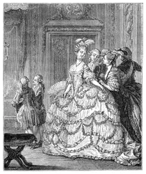Die Königin im Palast, 1885