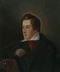 Porträt des Dichters Heinrich Heine 1797-1856