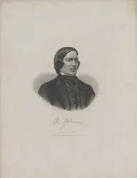 Porträt des Komponisten Robert Schumann