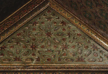 Kasbah von Thamiel Glaoui, Decken-Detail (Keramik)