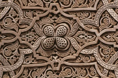 Kasbah von Thamiel Glaoui, Stuck, Detail (Keramik)