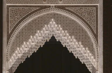 Kasbah von Thamiel Glaoui, Stuck, Detail (Keramik)