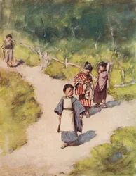 Ein sonniger Spaziergang, ca. 1887, 1901