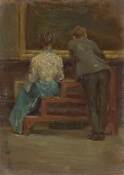 Charles Sheeler und Nina Allender, um 1906