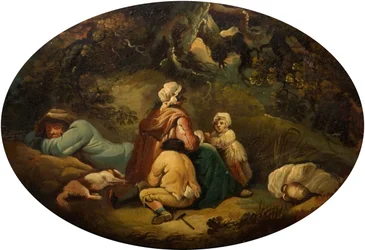 Zigeuner in einer Landschaft, 1804