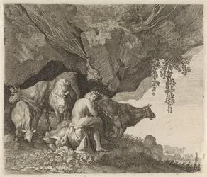 Apollo hütet die Herde von Admetus