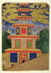 64.351 Rama bittet Lakshmana, Sita im Wald zu verlassen, aus dem Ramayana, 1600