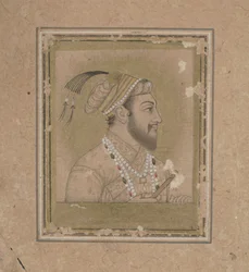 Porträt von Shah Jehan, ca. 17. Jahrhundert