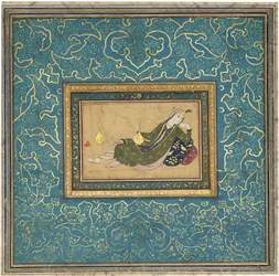 Eine liegende Dame, um 1680