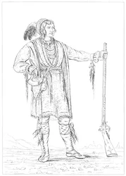 Osceola, Kriegsgefangener aus dem Florida-Krieg, Fort Moultrie, South Carolina