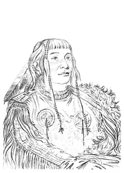 Porträt eines amerikanischen Ureinwohners, 1841