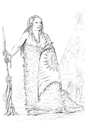 Rauch, Häuptling des Ponca-Stammes