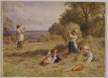 Landschaft mit Figuren